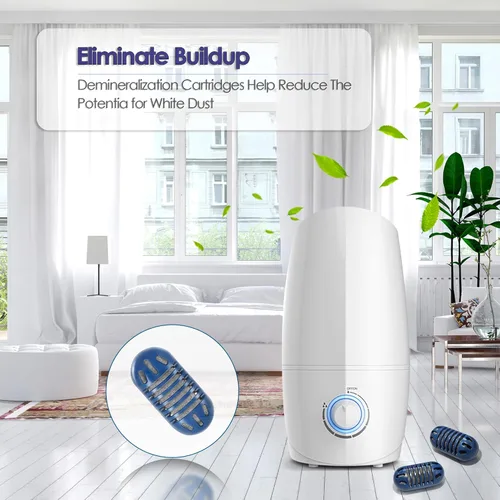 Miniatura 3 de Paquete de 20 cartuchos de desmineralización para humidificadores compatibles con Homedics Humidificador Filtro de agua para Homedics Humidificador