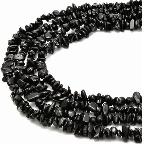 Miniatura 14 de PLTbeads Kit de pulseras de cintura de piedras preciosas curativas natrales de 0.197-0.315 in, diseño de piedras irregulares, fabricación de joyas
