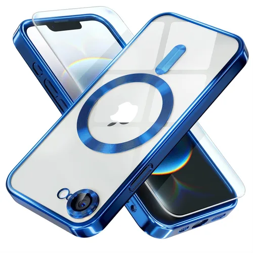 Miniatura 90 de Misea Funda magnética para iPhone 14 compatible con MagSafe [nunca amarillenta] [protección contra caídas de grado militar] protector completo