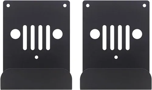 A-KARCK Perchas de pared para Jeep, 2 piezas, soporte de almacenamiento de puerta con forro de goma compatible con Jeep Wrangler JK JKU JL,