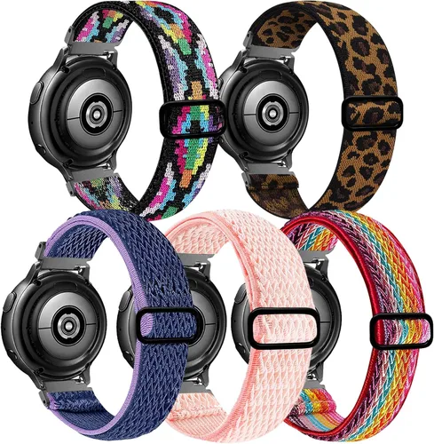 Bandas elásticas compatibles con Samsung Galaxy Watch 5/4/6 de 1.575 pulgadas, 1.732 pulgadas, Watch 5 Pro de 1.772 pulgadas, Watch 4 Classic de