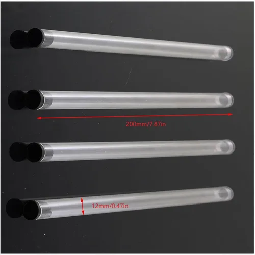 Miniatura 3 de PZRT 4 unids Agujas de Coser Contenedor de Aguja de Plástico Transparente Contenedor de Almacenamiento Herramienta de Costura 0.472x7.874 in