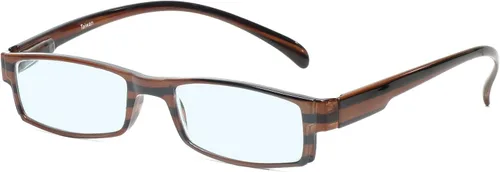 Miniatura 9 de Calabria 762 Gafas de lectura colgantes alrededor del cuello, lentes azules o transparentes, para hombres y mujeres, duraderos y modernos, patillas