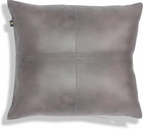 Miniatura 42 de LL LEATHER LOVERS Funda de almohada de piel de cordero - Funda de cojín para sofá, fundas decorativas para sala de estar y dormitorio, 20 x 20 Negro