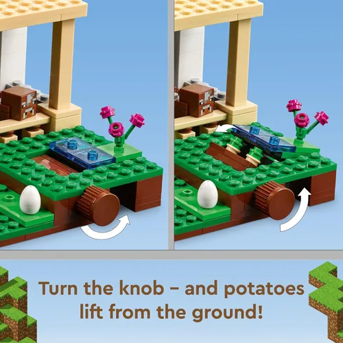 Miniatura 4 de LEGO Minecraft The Red Barn 21187 - Juego de juguetes de construcción para niños, niñas y niños a partir de 9 años (799 piezas)