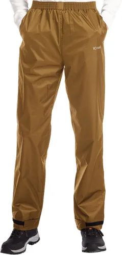 iCreek Pantalones de lluvia para hombre, impermeables, transpirables, resistentes al viento, ligeros, para trabajo, lluvia, exteriores, senderismo,