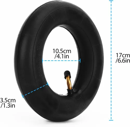 Miniatura 2 de Tubo interior de 200 x 50 (8 x 2 pulgadas) con vástago de válvula doblado para E100 E150 E200 ePunk y Dune Buggy PowerRider 360 2 piezas