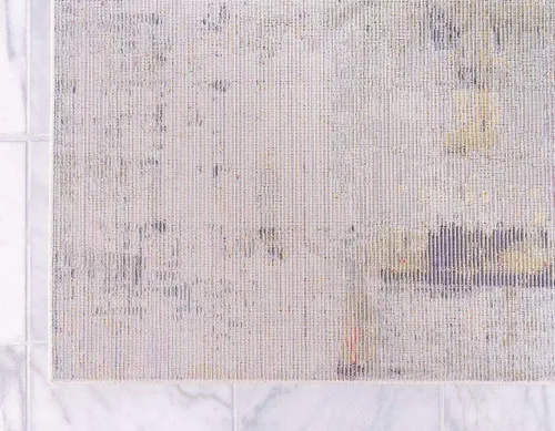 Miniatura 10 de Tapete abstracto Unique Loom, colección Estrella, moderno, multiárea, Polipropileno, Gris