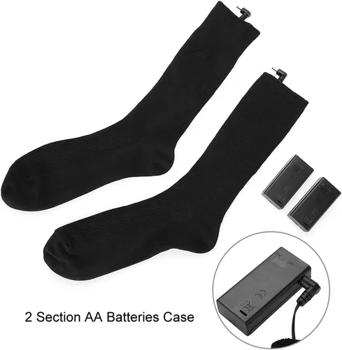 Miniatura 4 de Calcetines calefactables con batería eléctrica, calcetines eléctricos para hombres y mujeres, calcetines cálidos para invierno, para esquí