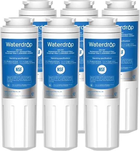 Miniatura 13 de Waterdrop EDR4RXD1 Repuesto para filtro EveryDrop® 4, Whirlpool® UKF8001, 4396395, Maytag® UKF8001AXX-200, UKF8001AXX-750, WD-F07, filtro de agua