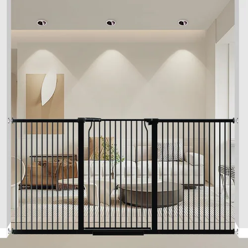 Miniatura 10 de Puerta de bebé extra alta de 41 pulgadas con puerta, puertas de perro de 29.6 a 40.5 pulgadas de ancho para puertas, escaleras, puerta grande
