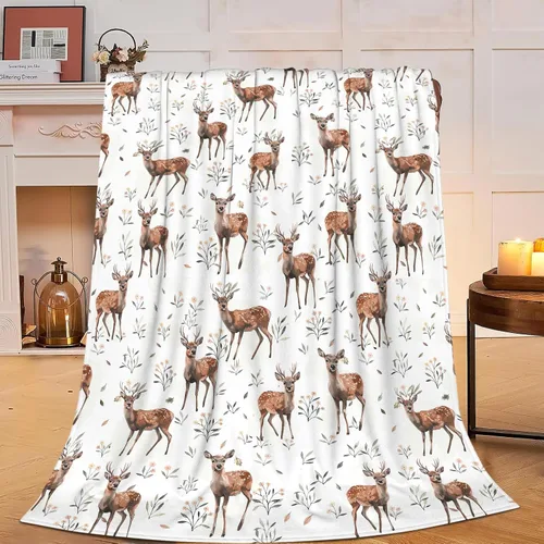 Miniatura 8 de Manta de Camping Yerretin, suave y cálida, de felpa, para acampar, regalos para amantes del camping, RV, acogedora, ligera, de franela, forro polar