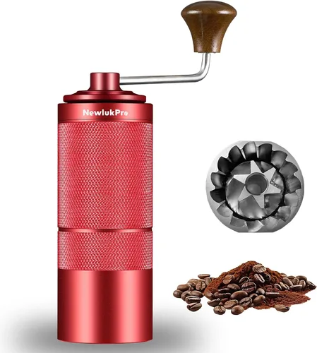 Miniatura 11 de Molinillo de Café Manual M6, Capacidad 25g (0.88 oz), Molinillo de Café de Mano con Cuerpo de Aluminio, Núcleo de Fresas de Molienda Hexagonales