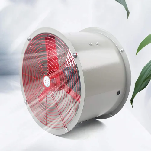 Miniatura 10 de Ventilador de tubo cilíndrico de 10 pulgadas y 110 V, ventiladores de escape axiales portátiles de tubo de 180 W, ventilador de tubo axial