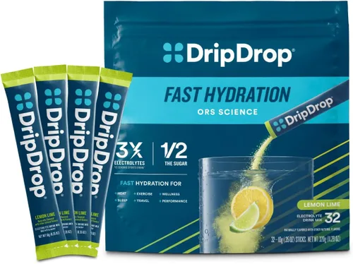 Miniatura 15 de DripDrop Hydration - Paquetes de electrolitos en polvo - Mango, acai, fruta de la pasión, coco piña - 16