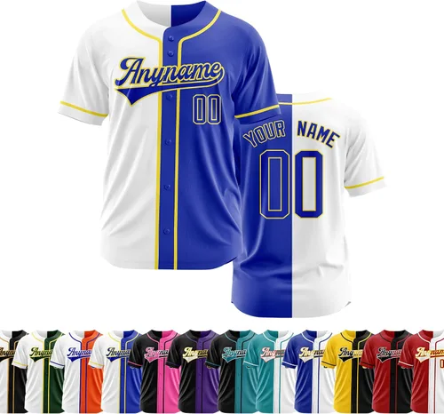 Miniatura 20 de Camiseta de béisbol personalizada con número de nombre cosido o impreso, camiseta de béisbol para hombres, mujeres, jóvenes, camiseta de béisbol