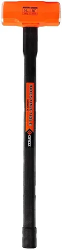 Miniatura 2 de Groz Copper Head Club Hammer, 2.5 libras, cabeza de cobre puro 99.9%, mango indestructible de 12 pulgadas, herramienta de golpeo a prueba de chispas