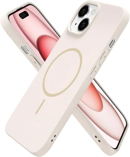 Miniatura 269 de oakxco Funda de silicona Mag Safe para iPhone 17 Pro Max, funda magnética delgada y fina compatible con carga inalámbrica MagSafe, bonita funda Negro