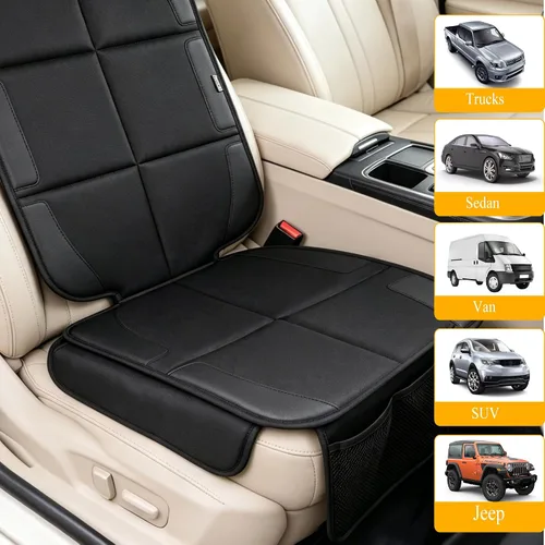 Miniatura 5 de Meolsaek Protector de asiento de automóvil para asiento de automóvil infantil, funda de asiento de automóvil impermeable 600D, tela acolchada más