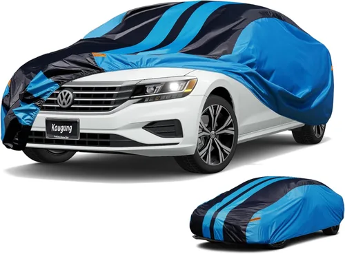 Miniatura 26 de Kaugung - Funda para auto a medida para Chevy Chevrolet Malibu (2016-2025), impermeable para todo tipo de clima, cubierta exterior completa