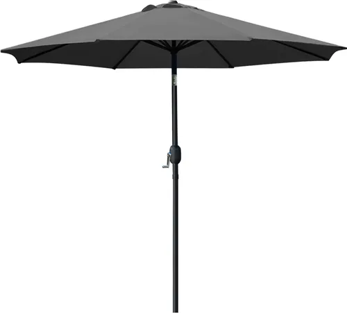 Miniatura 14 de Sunnyglade - Sombrilla de mesa de 9 pies para exteriores, con 8 varillas resistentes Negro