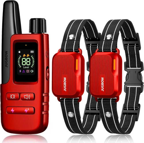 Miniatura 15 de Collar de choque para perro, collar de entrenamiento para perros de 4500 pies con control remoto, IPX8 impermeable, collar eléctrico para perro