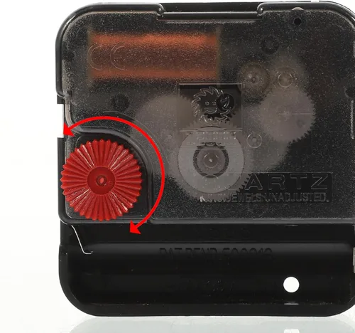 Miniatura 4 de Mecanismo de reloj de cuarzo de repuesto de mecanismo de reloj, piezas de reparación de cuarzo a pilas (sin roscar 0.315 pulgadas)