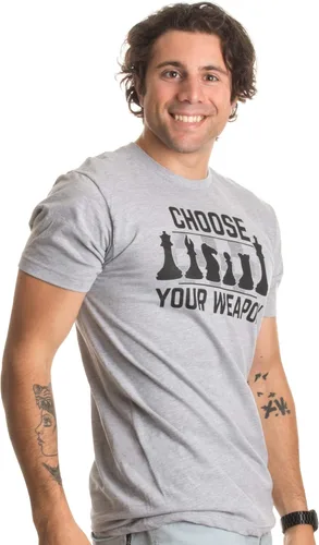 Miniatura 4 de Ajedrez - Elige tu arma Divertido Jugador Club Equipo Juego Humor Camiseta