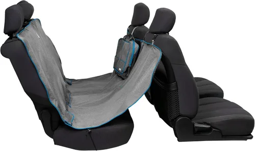 Miniatura 9 de Kurgo Funda de asiento para perro Fundas de asiento de banco de automóvil para mascotas Protector de funda de asiento trasero para perros