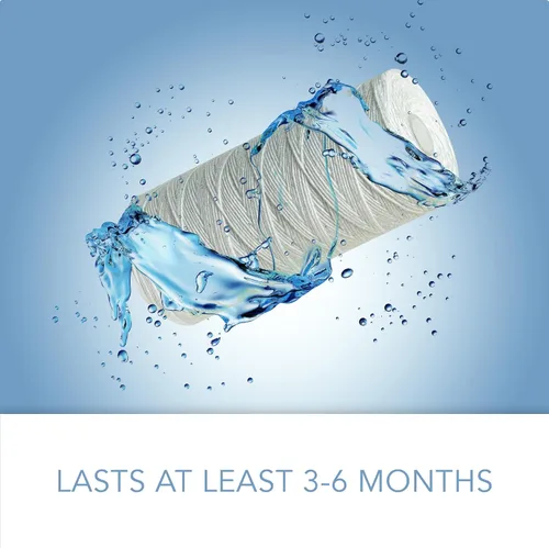 Miniatura 5 de CFS Cartuchos de filtro de agua para heridas de polipropileno compatibles con sedimentos Culligan y modelos de filtro de agua de pozo resistente