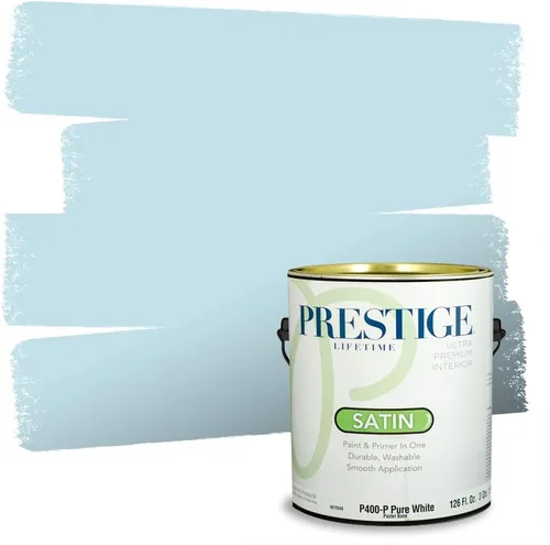 Miniatura 29 de Prestige Paints. - Base y pintura para exteriores en un solo galón, 1 galón. plano, comparable con Sherwin Williams Topsail. SW6799-PCM