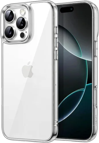 Miniatura 20 de JETech - Funda para iPhone 16e de 15,5 cm 2025, cubierta a prueba de golpes sin amarillamiento, parte trasera transparente antiarañazos