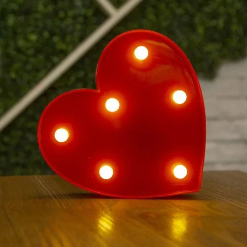 Miniatura 44 de anso Letras LED del alfabeto con números iluminados, letras de plástico blanco, decoración de pie de la A a la Z 0 ~ 9 (rosa corazón)