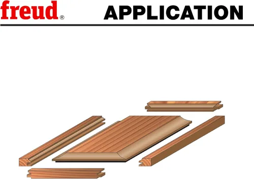 Miniatura 4 de Freud, 97-100, set de tres unidades para gabinete con 99-515 y 99-260 carril y style bits.