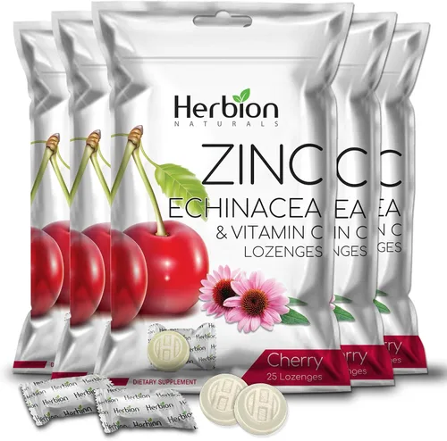 Miniatura 10 de HERBION Naturals - Pastillas de zinc, equinácea y vitamina C, 25 unidades, suplemento dietético para adultos y niños mayores de 5 años, promueve