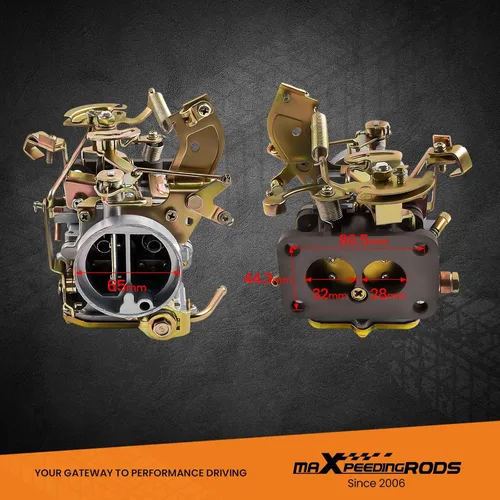 Miniatura 2 de maXpeedingrods Carburador para Nissan J15 16010-B5200 Carb para Datsun Pickup 1970-1981 para Nissan Cabstar/Homer 1972-1976 para Nissan