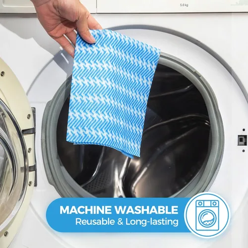 Miniatura 6 de Handi Wipes - Paños reutilizables, desechables, toallas de limpieza secas, toallitas de cocina reutilizables, paños de secado rápido, multiusos