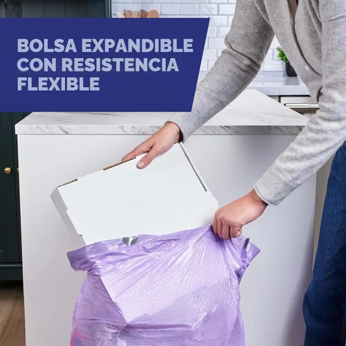 Miniatura 6 de Hefty Bolsas de basura ultra fuertes de 13 galones, bolsas de basura altas para cocina tamaño 13 galones, resisten fugas, perforaciones y desgarros