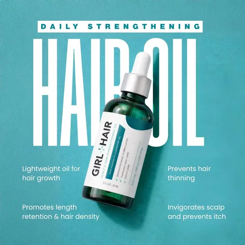 Miniatura 3 de Aceite fortalecedor G+H Promueve un cabello más grueso, más lleno y cuero cabelludo saludable Con calabaza y romero para un cabello saludable