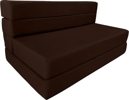 Miniatura 21 de D&D Futon Furniture Colchón plegable de espuma, tumbona para silla, sofá cama de estudio, tamaño Queen 80 x 60 x 6 pulgadas (negro)
