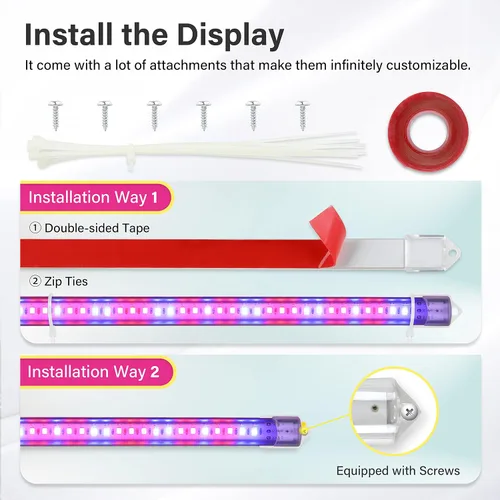 Miniatura 3 de iPower - Lámpara LED de crecimiento con espectro completo para plantas de interior, cuello de cisne ajustable, 2/3 modos de luz y 5/10 niveles
