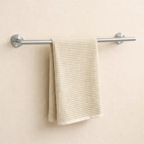Miniatura 2 de KES Toallero para baños de 21.3 pulgadas, toallero SUS304 de acero inoxidable para montaje en pared, acabado cepillado, longitud total de 23.6