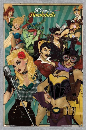 Miniatura 11 de Trends International DC Comics Bombshells - Póster de pared (22.375 x 34 pulgadas)