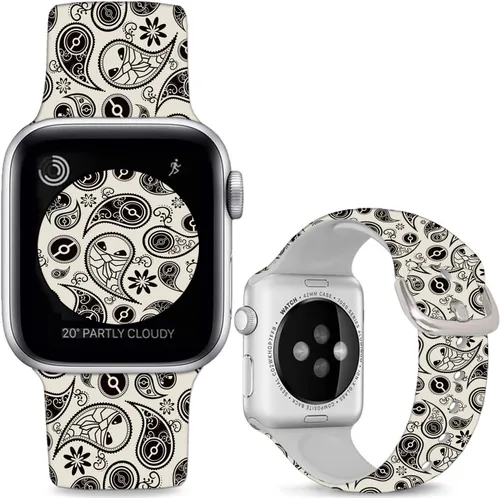 Miniatura 8 de Correas de reloj de silicona suave compatibles con Apple Watch de 1.496 in 1.575 in 1.614 in 1.654 in 1.732 in 1.772 in 1.811 in 1.929 in Ultra 2