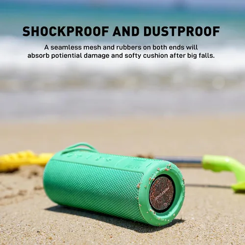 Miniatura 3 de MIATONE Bocina Boombox Bluetooth portátil para regalos para ella, él, mujeres y hombres - Verde
