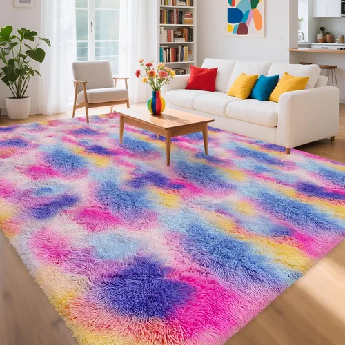 Miniatura 52 de Alfombras de pasillo beige de 2 x 6 pies para dormitorio, sala de estar, alfombra de felpa suave y esponjosa, alfombra de pasillo para pasillos