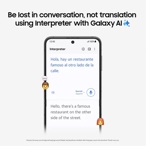 Miniatura 5 de Samsung Galaxy Z Flip5 AI, teléfono celular Android desbloqueado de 512GB, diseño plegable compacto, control con una mano, mejores selfies, gran