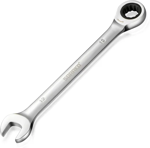 Miniatura 16 de Llave combinada de trinquete industrial de grado SORAKO, en acero Cr-V (A-21mm métrico)