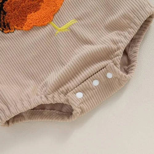 Miniatura 5 de Tsnbre Traje de verano para recién nacido, mameluco de pana, pollo, 0, 3, 6, 9, 12 meses