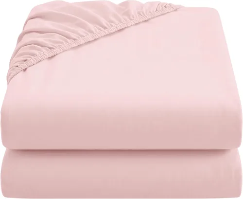Miniatura 26 de HBHLFZ Sábana Bajera Ajustable King Solamente, Sábana Bajera Suave y Transpirable - 78"x80" Sábana Bajera Ajustable King Size con Bolsillos Blanco
